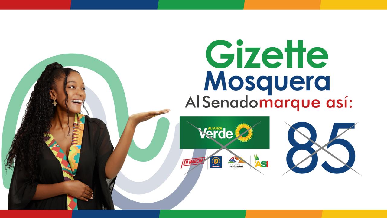 Candidata al Senado del Partido Verde – liderazgo del Pacífico colombiano